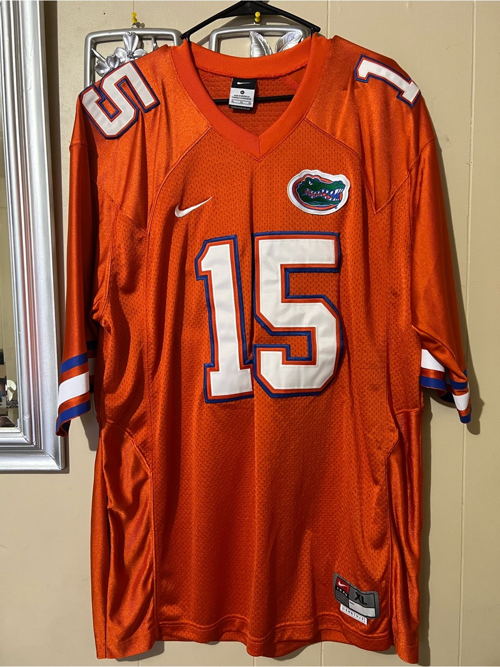 Nike Orange Florida Gators #15 Replica Football Jersey. Tim Tebow